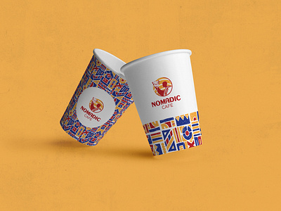 NOMADIC CAFE | BRANDING african branding african cafe african cafe branding african logo african theme afro branding afro colors afro identity afro logo afro theme branding logo