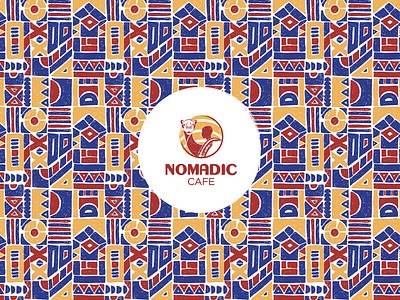 NOMADIC CAFE | LOGO african branding african branding theme african cafe african colors african identity african logo african restaurant african theme afro colors afro identity afro logo afro theme arfican branding logo logo design