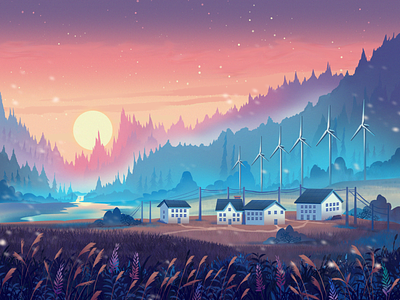 Countryside Illustration