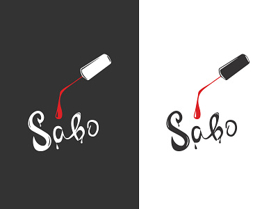 Sabo - Nails Studio Logo illustration logo