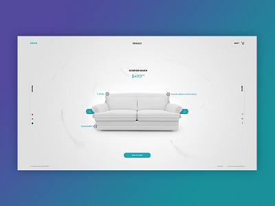 Minimalistic Shop UI minimalist ui ux