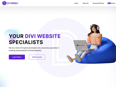 Divieasy Home Page Redesign