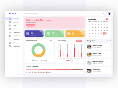 Teaching Dashboard Design dashboard app dashboard design dashboard ui design ui design uiinspiration uiux uxdesign