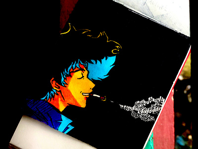 SPIKE - COWBOY BEBOP anime animeart art artwork illustration sketchbook