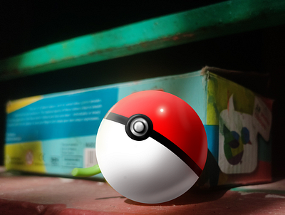 POKEBALL 3D art artwork illustration pokemon