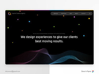 Agency Web Design - particles in BLACK agency website design portfolio ui ux web web design web design agency webdesign