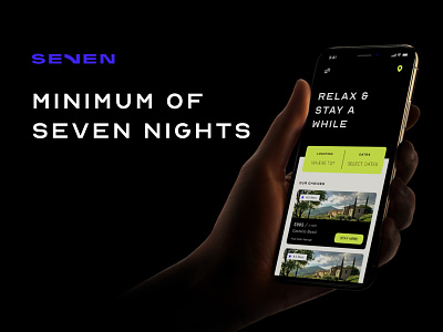 SEVEN UPP - a platform for hotel stays by DigitalDesign.NYC app branding design illustration logo typography ui ux vector webdesign