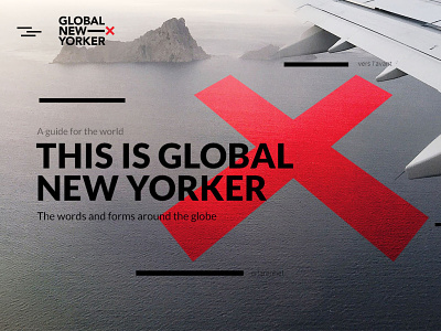 @globalnewyorker by DigitalDesign.NYC app branding design illustration logo typography ui ux vector webdesign