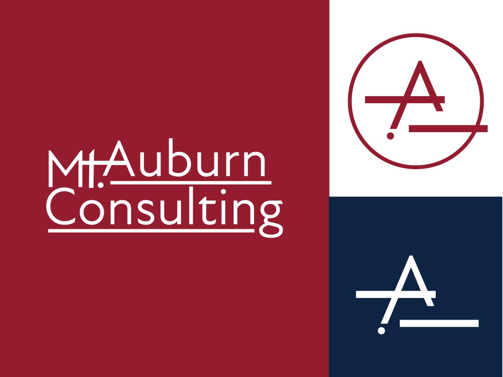 Mount Auburn Consulting Logo by IDEATE Harvard Student Agencies on