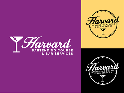 Harvard Bartending Logo