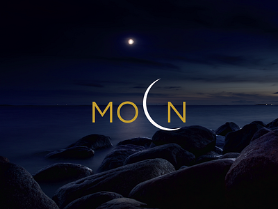 Moon creative logo design logo logos moon new