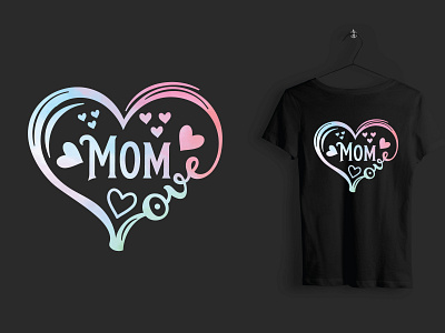 Mother's day water color t shirt design fashion love mom mommy t shirt design water color