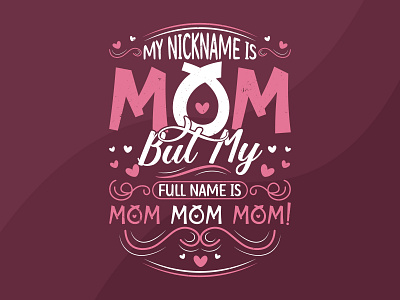 Mother's day T-shirt Design