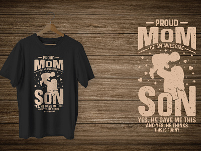 Mother's Day T-Shirt Design greatest mom
