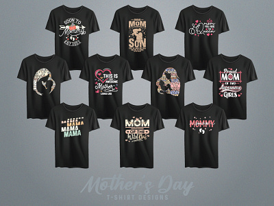 Mother's Day T-shirt Designs fashion mom mommy mother mothers day