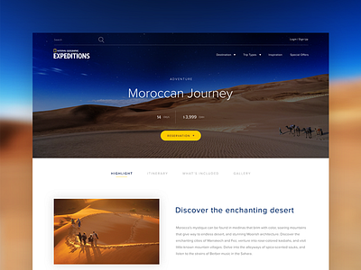 National Geographic Expedition expedition landing page nat geo national geographic product product detail travel travel website trip trips web website