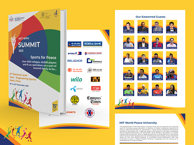 Summit 2021 - Brochure branding brochure cmyk design graphic design illustration logo pages print print media sports vector visual design