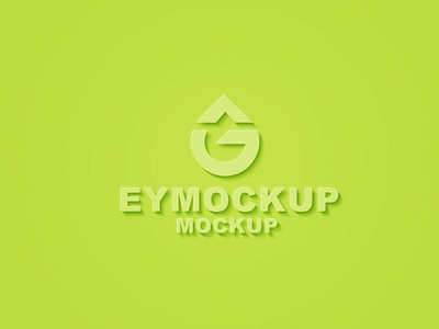 Plain Color Logo Mockup