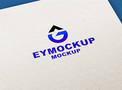 Paper Logo Mockup branding business design icon logo mockup scale ui ux vector