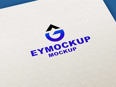 Paper Logo Mockup