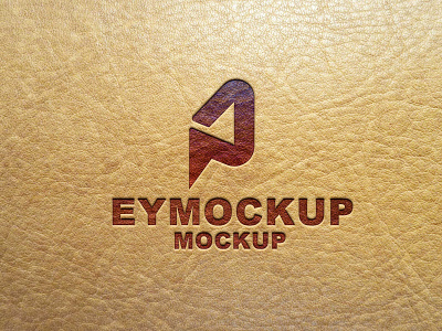 Premium Leather Logo Mockup