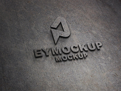 Realistic 3D Logo Mockup