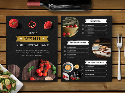 Premium Hotel Dinner Menu Template branding design designing dinner hotel hotel dinner icon menu template mockup premium psd psd menu ui ux vector web