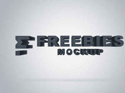 Free Sunshine 3D Logo Mockups