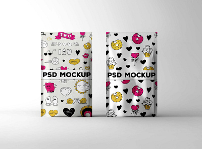 New Pouch Label Mockup art colouring design food graphic design label mockup new pouch print printed psd unique