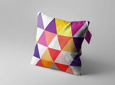 Printed Pillow Artwork Design Mockup art beautiful colour blocked colouring comfy cover design graphic design mockup new pillow printed psd work