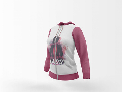 Girl Hoodie Mockup