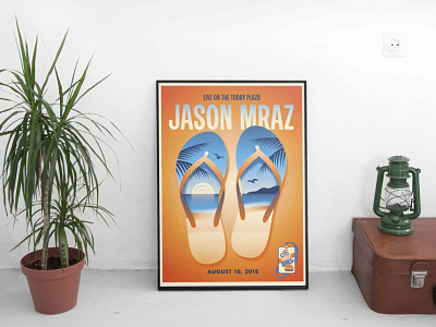 Beach Poster Mockup