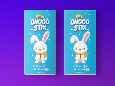 Premium Choco Stix Packaging Mockup