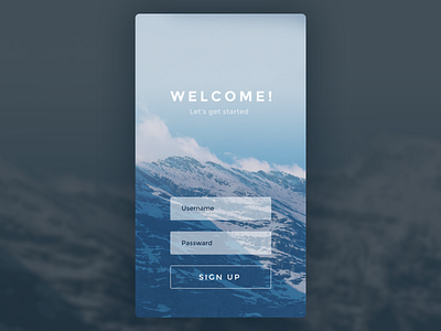 Daily UI 001 signup
