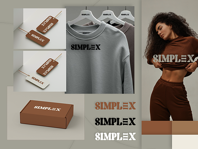 SIMPLEX - Clothing Brand Logo and Brand Identity Design