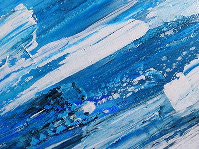 stream acrylic blue canvas fine art