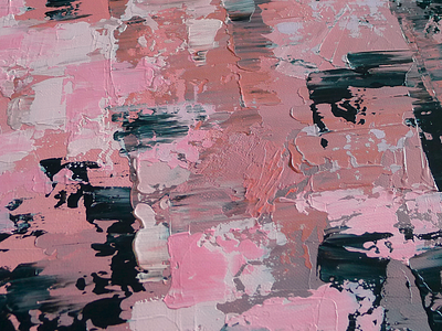 unstable acrylic black canvas fine art pink