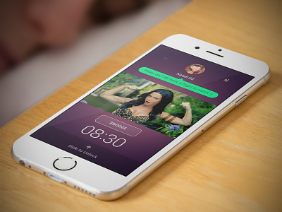 Wakeapp alarm clock gestures music player social