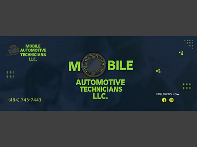 Facebook Cover Design for Mobile Automotive Technicians LLC. adobe brand identity branding business cover photo design facebook graphic design logo photoshop