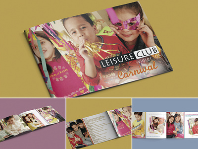 Leisure Club (Kids) catalogue design