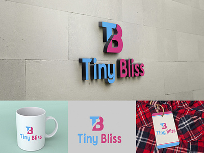 Tiny Bliss logo logo design