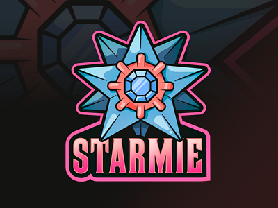 Shiny Starmie icons illustration illustrator nintendo pokemon starmie team shield vector