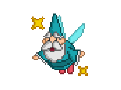 Wizard Pixel 8bits illustration magic pixel pixelart wizard