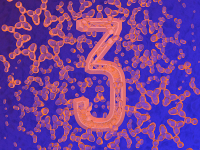 3 • S P I C I O [Form Space] branding cinema4d fluid geometric numbers organic studio three typography