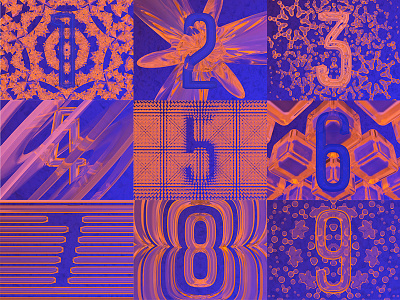 What is your favorite number? branding cinema4d fluid geometric numbers organic studio typography