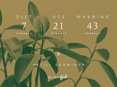 Still Growing branding food green healthy helpful iconography icons nature plant symbols typography universal