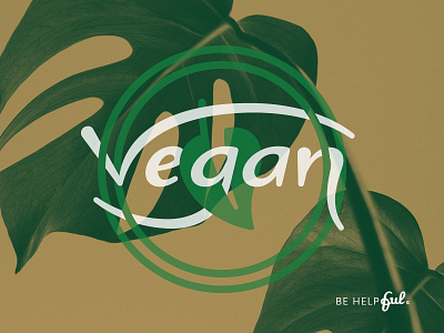 Vegan Monogram branding ecological food green heart iconography icons leaf monogram symbols typography universal