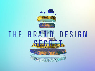 The Brand Design Secret 3d art direction cinema4d experimental float graphic design groot layers materials wood