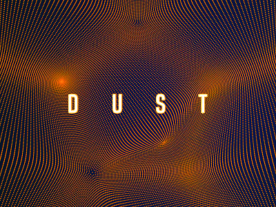 D U S T brand branding dots dust experimental explosion float fluid organic space