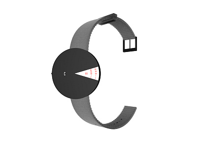 Watch 36daysoftype cinema4d floating geometric lettering minimal render typography watches zerogravity